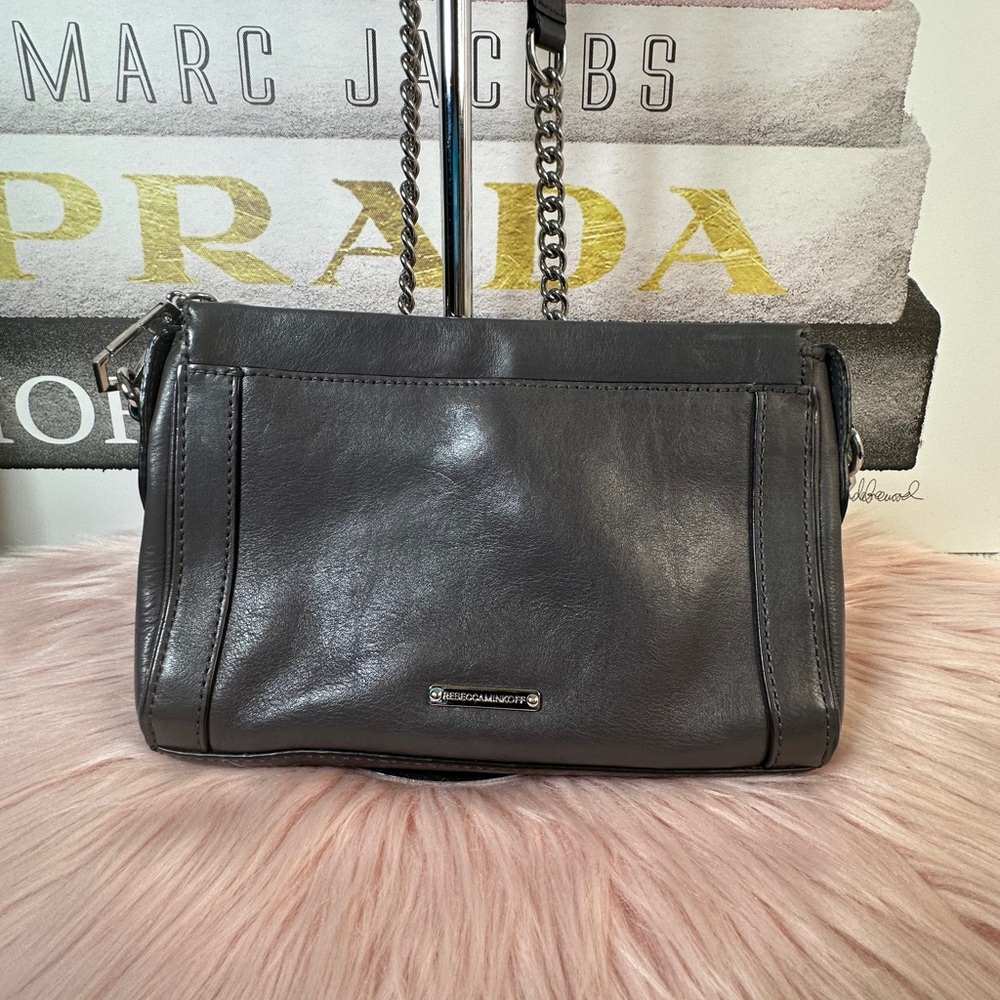 Rebecca Minkoff Gray Leather Crossbody Bag